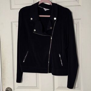 Candie's Black Moto Jacket Sz XLarge